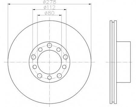 ДИСК ТОРМ. MB 92020400