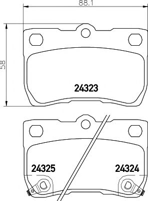     LEXUS: GS 05-, IS 05- 2432301