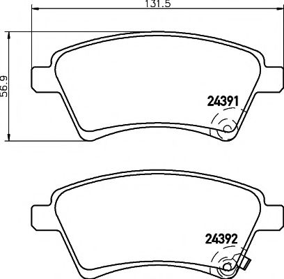     FIAT:SEDICI 06.06-, SUZUKI:SX4 06.06- 2439101
