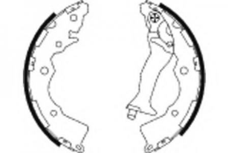 КОЛОДКИ ТОРМОЗНЫЕ БАРАБАННЫЕ ЗАДН HY: ACCENT 1.5 CRDI GLS/1.6 GLS 05-, ACCENT СЕДАН 1.4 GL/1.5 CRDI GLS/1.6 GLS 05-  KIA: RIO II 1.4 16V/1.5 CRDI/1.6 16V 05-, RIO II СЕ 91068900