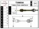   612MM ABS PEUGEOT 206 1.1I/1.4I/1.6I MA 98> T39085A