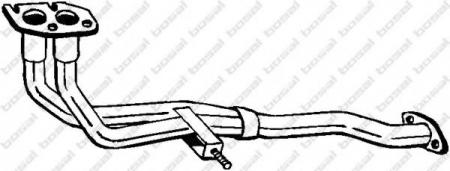 ПРИЕМНАЯ ТРУБА ДЛЯ OPEL VECTRA A 1, 4 / 1, 6 9 / 88-8 / 92 788-133