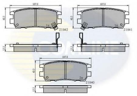 КОЛОДКИ ДИСКОВЫЕ CBP3233