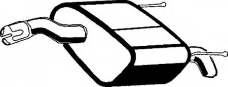 ГЛУШИТЕЛЬ СИСТЕМЫ ВЫПУСКА, ЗАДНИЙ 05165