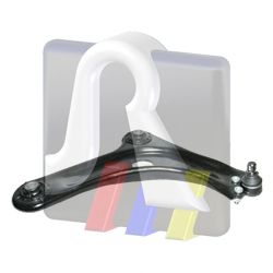 РЫЧАГ ПОДВЕСКИ НИЖН. П. PEUGEOT: 1007 1.4/1.4-1.6 16V/1.4HDI 05- 96005861