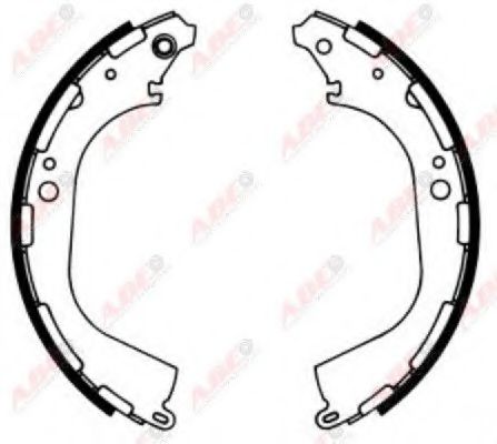 БАРАБАННЫЕ ТОРМОЗНЫЕ КОЛОДКИ C01045ABE