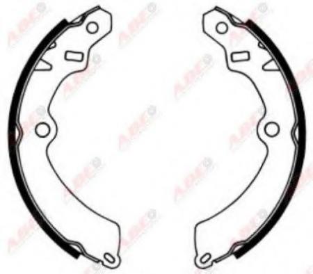 БАРАБАННЫЕ ТОРМОЗНЫЕ КОЛОДКИ C08012ABE