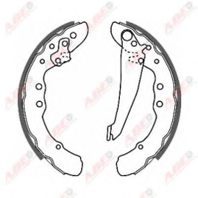 БАРАБАННЫЕ ТОРМОЗНЫЕ КОЛОДКИ C0W010ABE