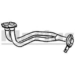 ТРУБА ВЫХЛОП. OPEL KADETTE E 120179