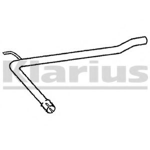 ТРУБА ВЫХЛ. VW T4 90-03 130340