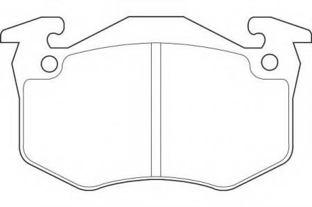 КОЛОДКИ REN TWINGO 1.2 93-98 ПЕР WBP20634A