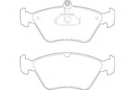   .OPEL OMEGA 2.0&16V 94-00 / CALIBRA 2.0T 4WD / 2.5 92-95 WBP21411A