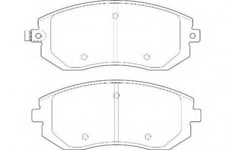 WBP23865A =FDB1639 [26296SA010] КОЛОДКИ ДИСКОВЫЕ П. SUBARU FORESTER/IMPREZA 1.6/2.0 02> WBP23865A