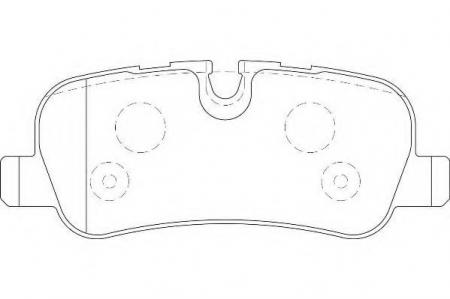 КОЛОДКИ ТОРМОЗНЫЕ ДИСКОВЫЕ ЗАДНИЕ LAND ROVER DISCOVERY III (LR021316) WAGNER WBP24192A