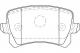 КОЛОДКИ ДИСКОВЫЕ З. VW TIGUAN 1.4TFSI/2.0TDI/2.0TFSI 07> WBP24483A