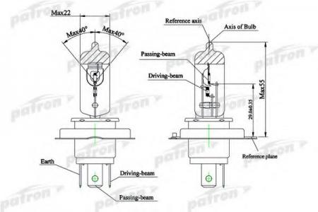   H4 24V 75/70 W P43T PLH4-75/70