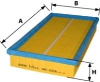 ФИЛЬТР ВОЗДУШНЫЙ ДЛЯ FORD KA 1.0I / 1.3I 96- AG229