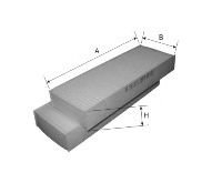 AG556 2K CF GW HONDA PRELUDE ФИЛЬТР САЛОНА AG5562KCF AG5562KCF