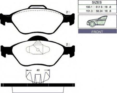    FORD FIESTA,KA,PUMA,MAZDA2 1018F