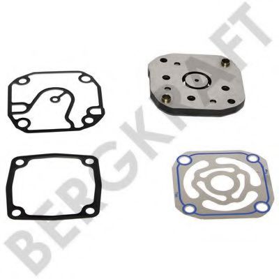 РЕМКОМПЛЕКТ КОМПРЕССОРА (ПЛАТА КЛАПАНОВ В СБОРЕ+ПРОКЛАДКИ+УПЛОТНЕНИЯ) MB ACTROS/AXOR OM501/OM502 BK1109611AS