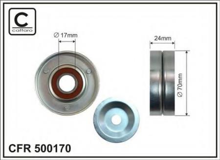 РОЛИК ПРИВ. РЕМНЯ VAG A4/6 3.0L QUATTRO 03-06 500170