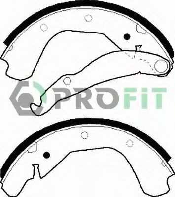 - .  . OPEL ASCONA C 81-88, KADETT 84-91, VECTRA A 88-95 REAR 5001-0198