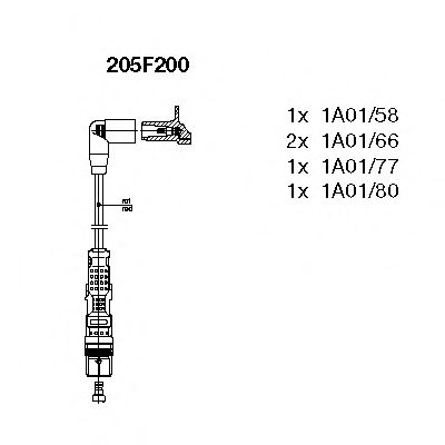   ()   VW GOLF IV / BORA / PASSAT 2, 3 VR5 6 / 97-11 / 00 205F200