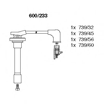   ()   HONDA ACCORD/PRELUDE 2.3 92-96 600/233