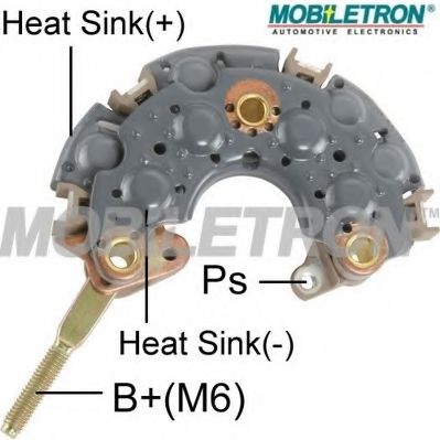 МОСТ ДИОДНЫЙ NIPPONDENSO 0215802160INR720132082[OE 2706072010] TOYOTA: HONDA: RN-13