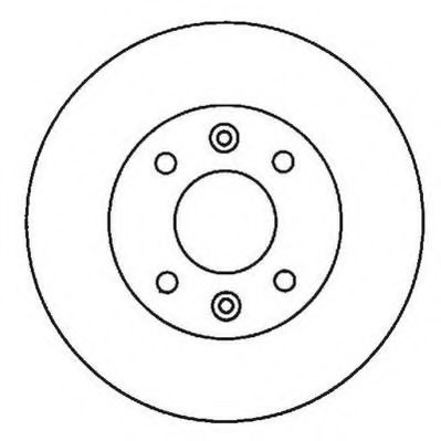 ДИСК ТОРМОЗНОЙ ПЕРЕДНИЙ ВЕНТИЛИРУЕМЫЙ RENAULT 18/25/ESPACE 561 334 J