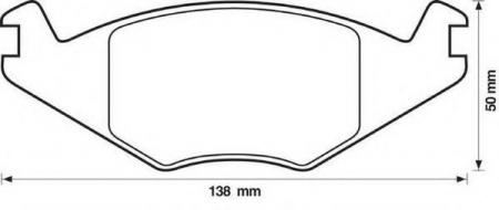     VW GOLF II 1, 1-1, 6 84-90 ;JETTA 1, 1-1, 6D 83-88;POLO 1, 0-1, 4 85- 571315D