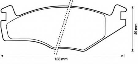     VW GOLF , JETTA 1, 6D ABS 83-92; PASSAT 1, 6 CL 84-92; 1, 6TD 84-88 571317D