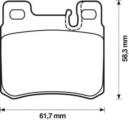  ..MB W124 E280-E500/E250D 6/93-6/95 ,W210 E200-E300 6/95-3/02 571435J