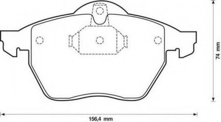     OPEL CALIBRA 2, 0I-2, 5I 9 / 94-;VECTRA 2, 0I 16V-2, 5I V6 11 / 95- 571920J