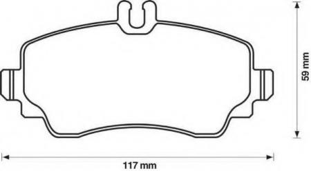     MERCEDES W168 140 / 160 / D170 / D / 190 5 / 99->; 571945J