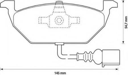    /     VW BORA 1, 4-2, 0 / 1, 9TDI 10 / 98-> , GOLF IV VARIANT 1, 6 / 1, 8 / 1, 9TDI 5 / 99-> , AUDI A3 1, 6 8 / 00-03 , SKODA O 571971J