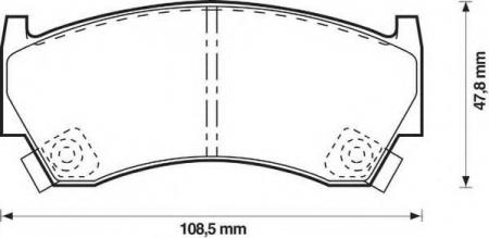    NISSAN ALMERA I 1.4 / 1.6 / 2.0D 9 / 95-6 / 98 572396J