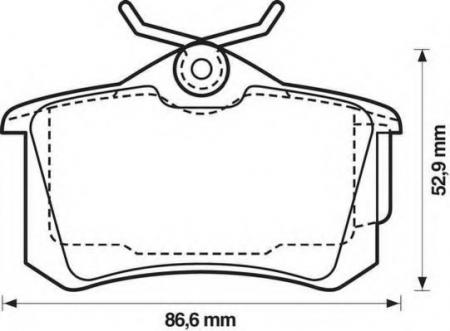     RENAULT CLIO III / ESPACE III / MEGANE / MODUS / SCINIC 3 / 99->; 573005J