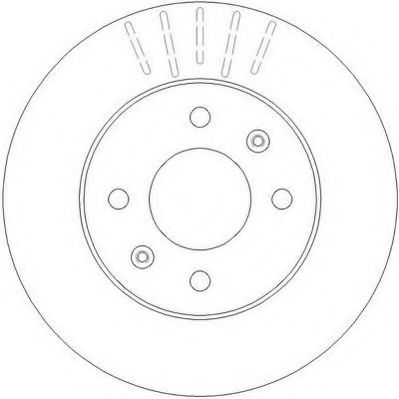 ТОРМОЗНОЙ ДИСК 562273J