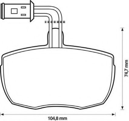    F IVECO DAILY 35.10 01/89-08/98;DAILY 35.12 05/88-05/96;DAILY 35.8 01/78-05/96;DAILY 40.10 11/89-05/96 571444J