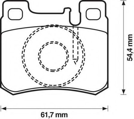     MERCEDES W124 E500 93-95 571753J