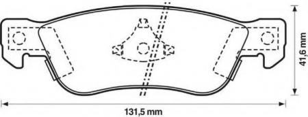    OPEL FRONTERA 2, 0I-2, 2I-2, 5-2, 8 95-; MONTEREY 3, 1-3, 2 92-/ISUZU TROOPER 92- 572322J