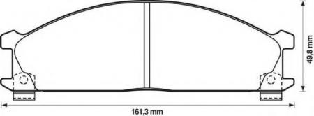    NISSAN TERRANO I 2, 4 / 3, 0 / 2, 7TDI 4WD 10 / 87-2 / 96 , VANETTE 1, 5 / 2, 4 / 2, 0D 10 / 86-12 / 95 572373J