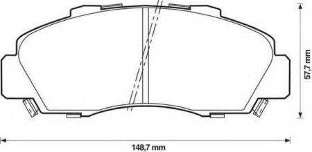    HONDA ACCORD V 2, 0/2, 2 93-98 , LEGEND 3, 2-24V 91-96 , PRELUDE IV 2, 2-16V 93-96 572393J