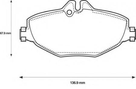    MERCEDES W211 E200-E320 / E200CDI-E320CDI 3 / 02-> 573091J