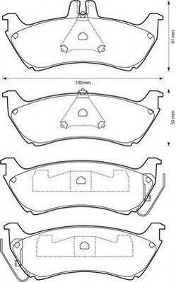   MERCEDES W163 ML230 / 270CDI / 320 / 430 2 / 98-> 573148J