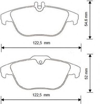КОЛОДКИ ДИСКОВЫЕ 573248J-AS