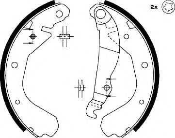  ..OPEL CORSA/KADETT 1.0-1.5D 79-93 361371J