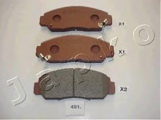 КОЛОДКИ ТОРМОЗНЫЕ ДИСКОВЫЕ ПЕРЕДНИЕ, КОМПЛЕКТ 50491