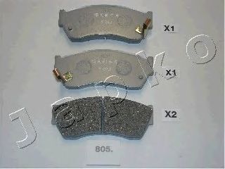 КОЛОДКИ ТОРМОЗНЫЕ ДИСКОВЫЕ 50805